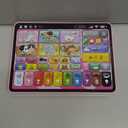 Trilingual Learning Toy Tablet with Music & Sound, Montessori Speech Therapy Toys for 1 Year Old Girl Boy Musical Baby Toy 12-18 Months Toddler Girl Toys Age 1-2 2-3 Birthday Gifts (Pink)