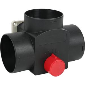 75mm Diesel Heater Duct Connector Parking Heater Air Duct Connector Ducting Pipe Connector 5 Gear Adjustable Valve Compatible with Eberspacher Webasto Diesel Auxiliary Heater 5KW