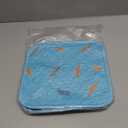 Sunheir Washable Pee Pads for Dogs - 2-Pack Thick Heavy-Absorbency Reusable Pee Pads Prevent Leakage Non-Slip, Waterproof Pet Training Pads for Puppy Playpen, Crate, Whelping Box, Potty Training, Blue (Leaves - Sky Blue)