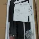 Huuger Dual Motor Electric Standing Desk Frame, Sit Stand up Desk Leg for 47.2 to 86.6 Desktop, Computer Desk Leg with Cable Tray, 3 Memory Height Presets, 2 Hooks, Black Frame Only