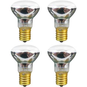 Lava Lamp Bulb 4 Pack 30W E17 R39 Reflector Type Bulb for Lava Lamp,Original Replacement Bulbs for Lava Lamps and Glitter Lamps,2700K Warm White,Dimmable,Long Lifespan