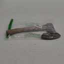 Dream Reach 14.5"" Camping Hatchet with Sheath, Bushcraft Axe with Carbonized Handle, Hand Forged Carving Axe, Splitting Hatchet for Chopping Wood, Gardening, Black