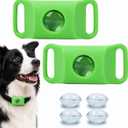 Pendant for Dog Collar, Natural Scent Tag 2Pack with 6 Refills | Waterproof, Scented Charm, Lightweight, Durable, Adjustable for All Sizes