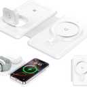 Wireless Charger for iPhone 16-3 in 1 Charging Station for Apple Devices, Travel Magnetic Charger pad for iPhone 15 14 13 12 pro max & AirPods 4/3/Pro & Apple Watch