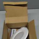 Jolux 5/6 Inch 5CCT LED Can Lights Adjustable LED Can Lights Retrofit Downlight, CCT Selectable 2700K/3000K/3500K/4000K/5000K, Recessed Lighting Replacement, 12=60W, Dimmable, E26 Base, Flat Trim,1-Pack