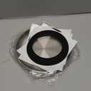 4-Pack Stainless Steel Cat Food Bowls, Shallow Whisker-Friendly Non-Slip Silicone Base Metal Dishes, Easy to Clean Indoor Feeding Flat Plates for Cat, Kitten, Small Dog (6.7")