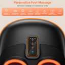 Foot Massager Machine with Heat, Upgrade 6 Airbags 29 Nodes Deep Rolling, Compression, Ankle Kneading, Shiatsu Foot Massager for Neuropathy Plantar Fasciitis, Gifts for Men Women Fits Up to 13"