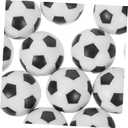 12 Pack Foosball Table Balls Table Soccer Replacement Balls Resin Soccer Pattern Tabletop Football Game Accessories Foosball Replacement Parts for Home Office Recreation, 3.20X3.20X3.20CM