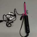 3/8 Inch Small Curling Iron for Short Hair, Dual Voltage Hair Curler with 2 Heat Settings 430F & 450F for Tight Curls, Pink