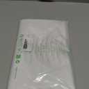 NICETOWN White Linen Sheer Curtains 63 inch Length, Vintage Grommet Linen Textured Semitransparent Privacy Window Treatment Light Filtering for Living Room, 52" W x 63" L, Set of 2