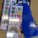 Valentines Day Gifts for Kids, 24 Pack Watercolor Paint Set with Paintbrush for Kids, Prizes Exchange Gifts Valentines Party Favors for Preschool Classroom School