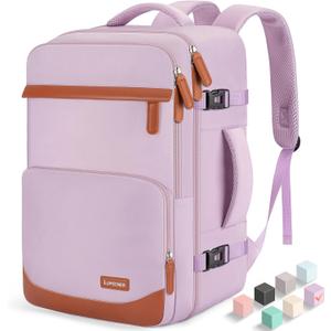 40L Travel Backpack, Water-Resistant Carry On Backpack for Men Women, Business Laptop Backpack for Trips & Commutes, Fits 15.6/17.3 Inch Laptop