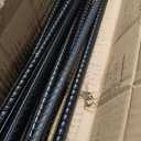 AAGUT Rebar Stakes 36 Inch J Hook Heavy Duty 10 Pack, 1/2 Inch Extra Long Tent Stakes with Chisel Point End, Black Coated Metal Ground Anchors for Garden, Chain Link Fence, Greenhouse, Sculpture
