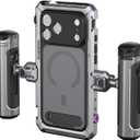 SmallRig Megatron Edition Dual Handheld Video Cage Kit for iPhone 17 Pro, Wireless Control Handle, Quick Release, Filmmaking & Live Streaming Kit with Case, Rotatable Handles, Lens Backplate-5585