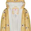Carter's Girls' Fleece Lined Hooded Puffer Coat, M/5-6 (Yellow)