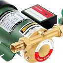 KOLERFLO 120W Water Pressure Booster Pump 115VAC,396 GPH,21.7 PSI Household Automatic Home Booster Pump with Water Flow Switch for Home Kitchen Bathroom Irrigation(H15GR-15)
