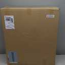 32 Inch Fire Pit Table with Fire Poker & Spark Screen, Outdoor Burning Fire Pits, 3 in 1 Metal Square Firepit Stove for Outside Heating, Bonfire Party, Camping, Patio, Garden