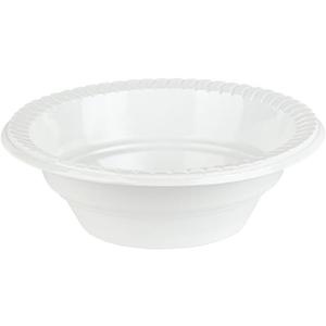 16 oz White Microwave Safe Bowls - Disposable Catering and Party Bowls - Case of 800