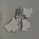 3 Pack 1 Pole Miniature Circuit Breaker, 20 Amp 120V/240V AC DIN Rail Mount Circuit Breaker, Thermal Magnetic Trip MCB C20