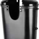 MUIEGUDO Courtyard Hose Boxes, Garden Hoses Box, Black