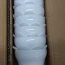 LE TAUCI Bouillon Cups 8 Ounce, Ice Cream Bowls, Small Bowls for Dessert Soup Chili Dipping Sauce Coffee Cupping - Set of 6, White