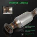 Exhaust Catalytic Converter SCITOO Compatible with 2010-2017 For Toyota 4.6L,2010 For Toyota 4.7L,2010-2017 For Toyota 5.7L,Replace 4723 56250,EPA Compliant