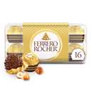 3 x Ferrero Rocher, Premium Milk Chocolate Hazelnut, Individually Wrapped, Chocolate Gift Box, 16 Count, 7 oz (EXP 09/30/25)