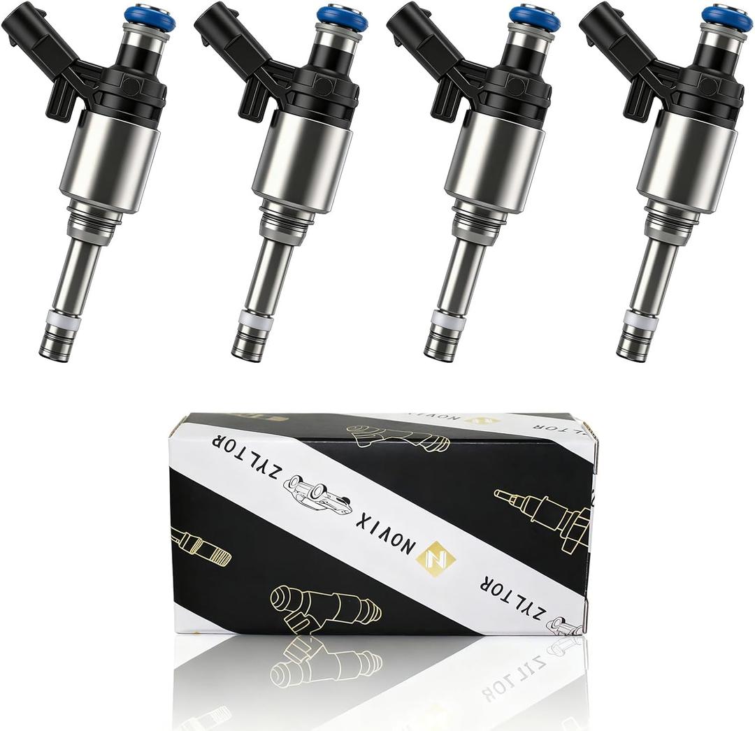 06H906036AE 6 Holes 4 Pcs 2.0L GDI High-pressure Fuel Injectors,Compatible with/Audi 2.0 A4 A5 A6 Q3 Q5 2010 2011 2012 2013 2014 2015 2016,Compatible with/VW 2.0T Passat Gti CC 2009-2017