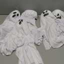 JOYIN 27.5" Halloween Hanging Ghosts Outdoor Decoration(5 Pack), Cute Flying Ghost for Halloween Front Yard Patio Lawn Garden Party Dcor and Holiday Hanging Decorations