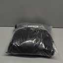 Reyox 3 Pieces Shaggy Bath Mat Set, Soft Absorbent Plush Microfiber Bathroom Rugs, Non Slip Bath Rugs Black 3 PCS (3 PCS 20"x31"+U Shape 20"x16"+Lid 15"x16")