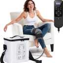 Ice Machine for Knee After Surgery - Programmable Timer Cold Therapy Machine, Portable, Quiet Pump, 12H Cooling, Knee Replacement Recovery System, Cryotherapy Pain Relief & Swelling, Compression Pad
