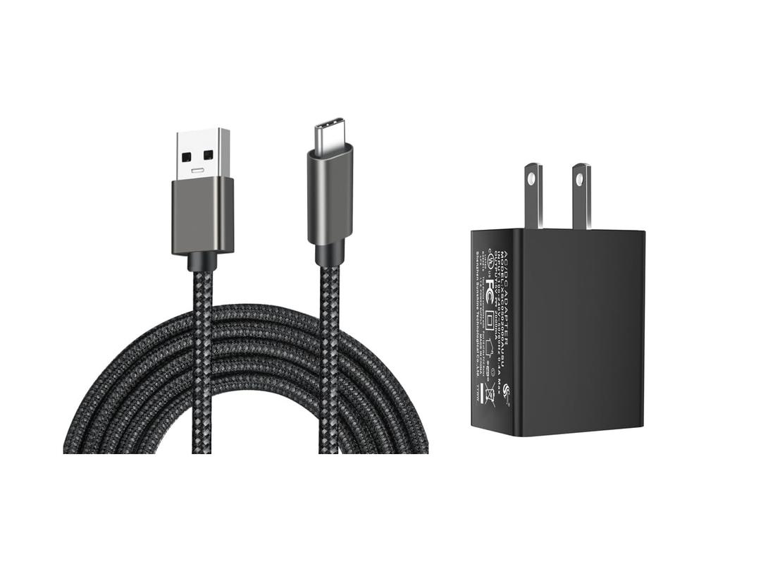 Bluetooth Keyboard Charger Compatible with Seenda SKM64-2/SKM64-3,Arteck HB192/HB193,iClever BK10,Aula F99/S99,TECKNET USB C Power Adapter Cord