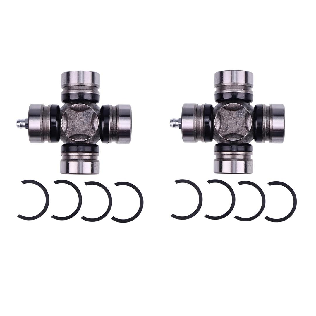 Set of 2 Rear Wheel Propeller Shaft U-Joint K7571-81320 for Kubota RTV 900 RTV900G9 RTV900R9 RTV900T9 RTV900W9 RTV900G6 RTV900W6 RTV900R6 RTV900T6 Universal Joint Rear Axle Spider Kit