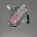 Kids Electric ToothbrushU Shaped Toothbrush Waterproof Battery Powered 360 Automatic Sonic Toddler Toothbrushes for 8-13 Years Old for Boys Girls,with 2 Replacement Brush HeadsPink