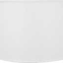 Aspen Creative 58326B UNO Construction Transitional Hardback Drum (Cylinder) Shape Lamp Shade in White, 17" Top x 17" Bottom x 10" Height