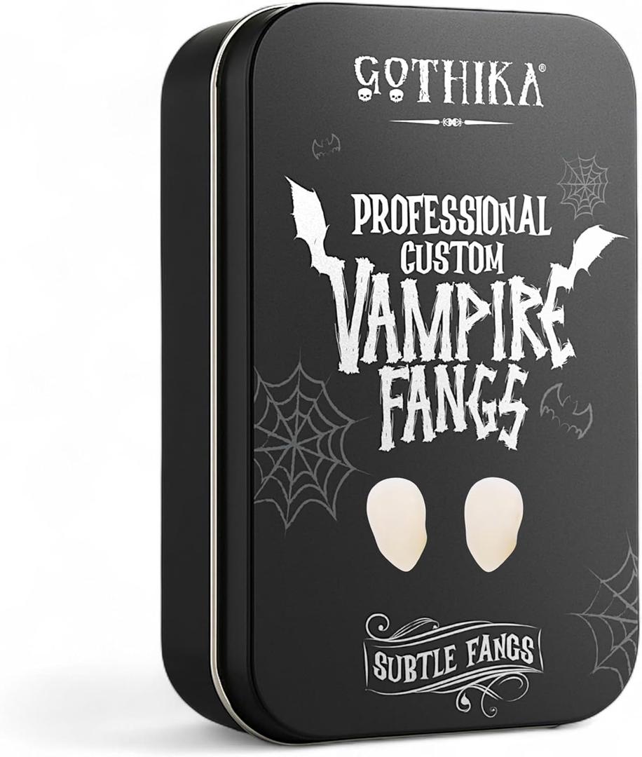 Gothika Processional Custom Fit Vampire Fangs (Subtle Small 13mm)