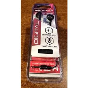 WIRELESS GEAR STREO IN-EAR EARBUDS DIGITAL