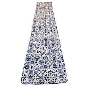 Mexican-Themed Table Runner - 100% Polyester, Colorful Variations - Día de Muertos, Cinco de Mayo, Mexican Culture & Traditions (Talavera Birds)