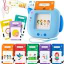 Talking Flash Cards for Toddlers Learning: Alphabet Learning Toys - Matching Spelling Games with 224 Sight Words - Montessori Toys for 3 4 5 6 Years Old Kids (Blue-336 Sight Words)