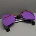 renZEC Waist Twister Machine, Adjustable Exercise Twist Board for Women Men, Noiseless Ab Twister for Home Gym Equipment, 330 lbs Capacity | Track Time, Reps, Calories with Digital Display (Purple)