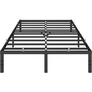 SONGMICS HOME Full Size Bed Frame, Metal Platform Bed Frame, 14 Inch