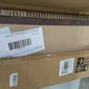 DOLLAR BOSS Narrow Linen Bulletin Board 36"x12" Long Cork Board, Brown
