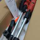 Cordless String Trimmer Compatible with Milwaukee 18V (Tool Only), MtiolHig 3 in 1 Weed Eater with Brushless Motor & Battery Level Display, Electric Weed Wacker/Edger Trimmer, w/ 18 Line, Red