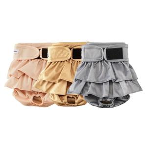 Reusable Dog Diapers Female Medium Washable, Premium Doggie Diaper for Dogs, Pack of 3, Highly Absorbent Dog Diaper for Heat, Incontinence and Puppy Training(M)