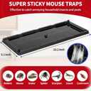 LULUCATCH Mouse Traps, 12 Pack Large Glue Traps Mouse Traps Indoor for Home, Pre-Baited Non-Toxic Bulk Glue Boards for Mice, Snakes, Rat, Lizard, Cockroach & Spiders, Pet Safe, Easy to Use