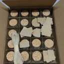 Goiio 24 Pack 1.7 Oz Glass Bottles with Cork Stoppers,50 ML Mini Small Glass Bottles for Wedding Favors,Crafts Home Decorations,Party Favors