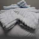 Bedsure Fluffy Comforter Set King Size - Super Soft Faux Fur Bed Set Light Blue, Winter Warm Plush Fleece Bedding, 3 Pieces, 1 Shaggy Fuzzy King Comforter with 2 Pillowcases