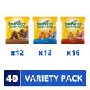belVita Bite Size Snacks Variety Pack, Blueberry, Chocolate and Cinnamon Brown Sugar Crunchy Bites, 40 Snack Packs (EXP 07/29/26)