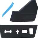 Front Left Driver Seat Trim Cover Panel & Seat Switch Housing Panel Bezel(2PCS). Fit for Ford F-150 2009-2014. Replaces Part #9L3Z-1661693-CA,9L3Z-14A706-NA(Black).
