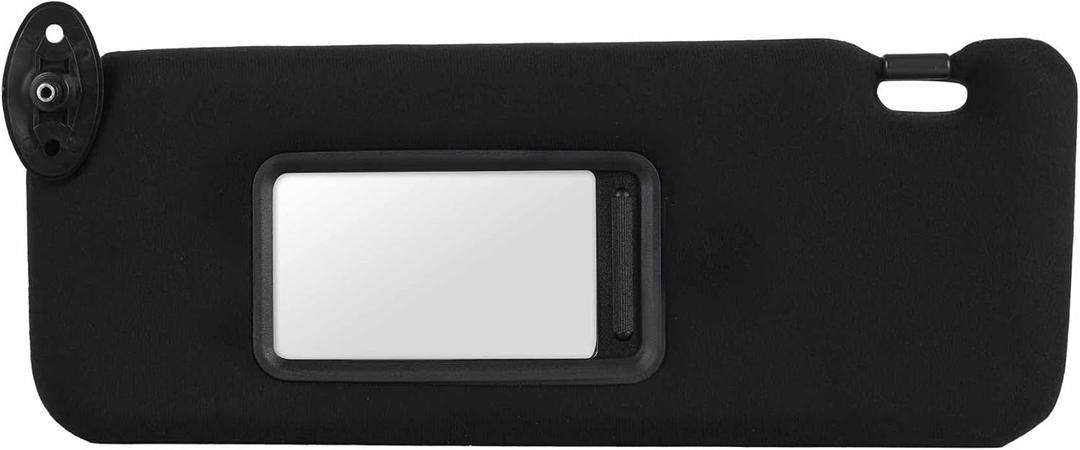 Black Driver Left Side Sun Visor Replacement Compatible with Toyota Scion 2005 2006 2007 2008 2009 2010 Replace 74320-21210-B2